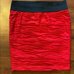 EUC Red skirt
